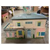 Vintage Tin Litho Dollhouse