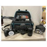 Minolta Maxxum 400Si & Sony Cyber Shot Cameras,