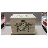 Jewelry Box w/ Assorted Jewelry & More
