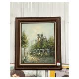 Parisian  Oil Painting Print