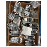Assorted Metal Electrical Boxes