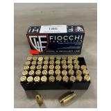 (50) Rounds Of Fiocchi 9mm Luger Ammo