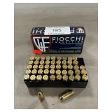 (50) Rounds Of Fiocchi 9mm Luger Ammo