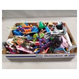Tray Lot Of Assorted Action Figures, Toys & More