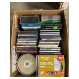 Box Lot Of CD Roms & DVD