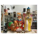 (2) Vintage Empire Blow Mold Wise Men, Camel