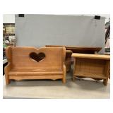 Wooden Display Shelves/Coat Rack