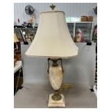 Neoclassical Alabaster Lamp
