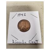 (1) U.S. 1942 Lincoln Cent