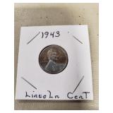 (1) U.S. 1943 Lincoln Cent