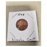 (1) U.S. 1948 Lincoln Cent