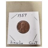 (1) U.S. 1957 Lincoln Cent