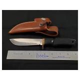 (1) Smith & Wesson Knife w/ Leather Sheath