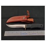 (1) Smith & Wesson Knife w/ Leather Sheath