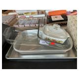 Corning Casserole, Glass & Aluminum Bakeware