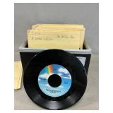 Vintage 45ï¿½s In Carry Case