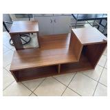 Modern Teak Style Stacking Bookcases