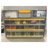 Organizer Case Full Of Assorted Hardware