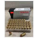 (50) Rounds Of Federal .45 Auto Ammo