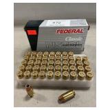 (50) Rounds Of Federal .45 Auto Ammo