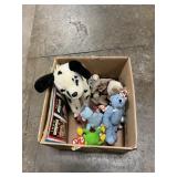 Box Lot With Ty Beanies, Mad Magazines