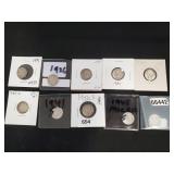 (10) U.S. Silver Mercury Dimes (90% Silver)