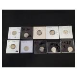 (10) U.S. Silver Mercury Dimes (90% Silver)