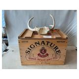 Wooden Strohï¿½s Case, Deer Antlers
