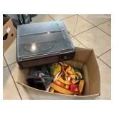 Box!ot With Record Player, Rotary Phone, NASCAR
