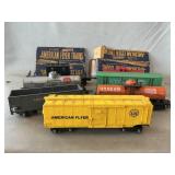 (7) American Flyer Train Cars