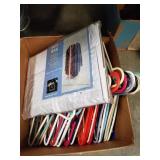 Box Lot Of Assorted Clothing Hangers & (1) New
