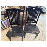 (2) Wooden Chairs