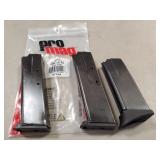 (3) 9mm Magazines