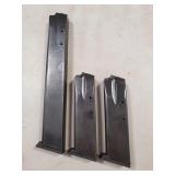 (3) 9mm Magazines