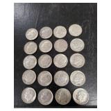 (20) U.S. Silver Dimes