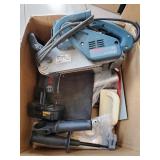 Box Lot Of Assorted Tools & More Including Bosch