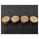 (19) U.S. One Dollar Coins
