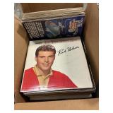 Box Of Vintage Vinyl Albums, Soundtracks, Easy