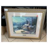 Thomas Kinkade ï¿½Sunday Evening Sleigh Rideï¿½ Print