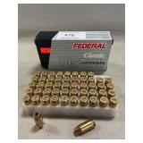 (50) Rounds Of Federal .45 Auto Ammo