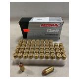 (50) Rounds Of Federal .45 Auto Ammo