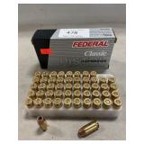 (50) Rounds Of Federal .45 Auto Ammo