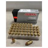 (50) Rounds Of Federal .45 Auto Ammo