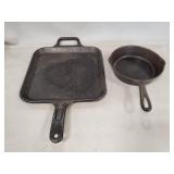 Lodge P12SG Cast Iron Square Griddle Pan & Cast