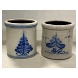 (2) Rowe Pottery Crocks