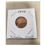 (1) U.S. 1940 Lincoln Cent