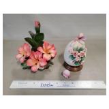 (2) Vintage Capodimonte Porcelain Sculptures