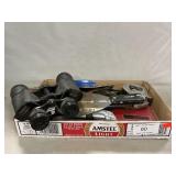 Tasco 7 x 35 Binoculars, Assorted Tools