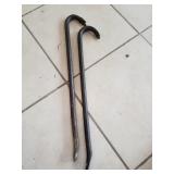 (2) Crowbars