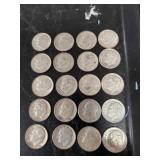 (20) U.S. Silver Dimes